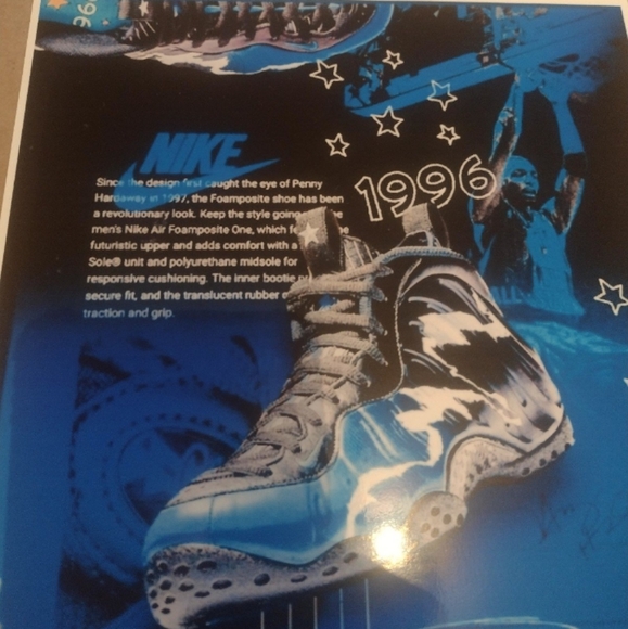BRAND NEW! PENNY HARDAWAY 1996 BASKETBALL SHOES 8.5x11 ULTRA GLOSSY ART POSTER! - Picture 6 of 9
